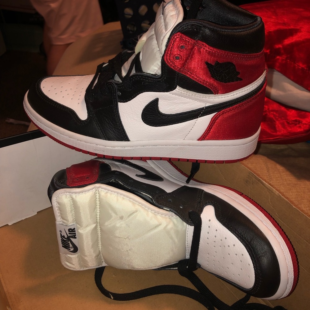 Satin Toe  Jordan retro 1s